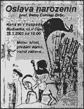 Plakt k oslav narozenin Petra orneje 